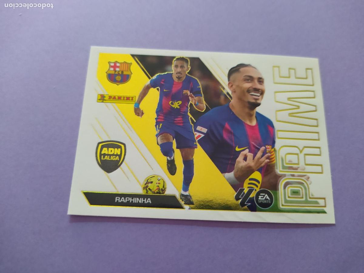 Cromos de f&uacute;tbol: LIGA ESTE 2026 2027 26 27 NUEVO - PRIME N&ordm; 13 RAPHINHA FC BARCELONA
