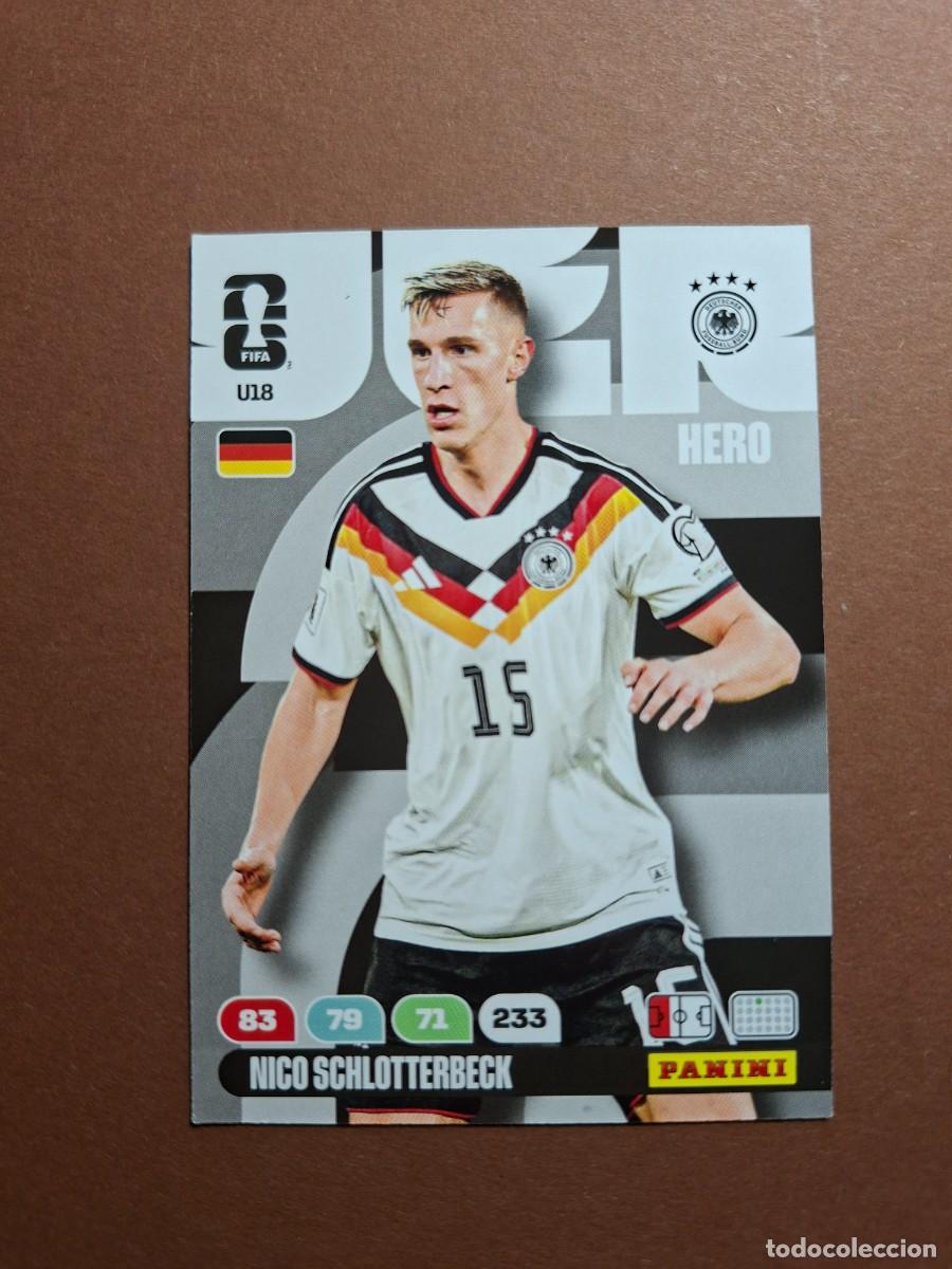 Cromos de f&uacute;tbol: U18 NICO SCHLOTTERBECK ALEMANIA MUNDIAL 2026 UPGRADE UPDATE PANINI ADRENALYN FIFA WORLD CUPA 26