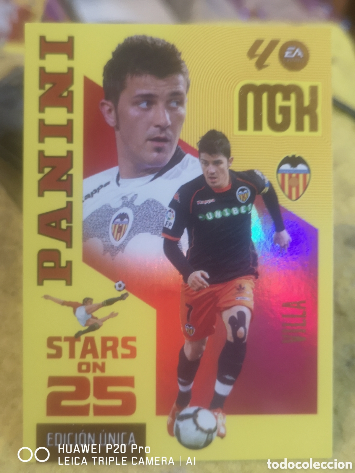 Cromos de f&uacute;tbol: MEGACRACKS 2026 27 CARD 25 ANIVERSARIO EDICION LIMITADA 435 VILLA - VALENCIA