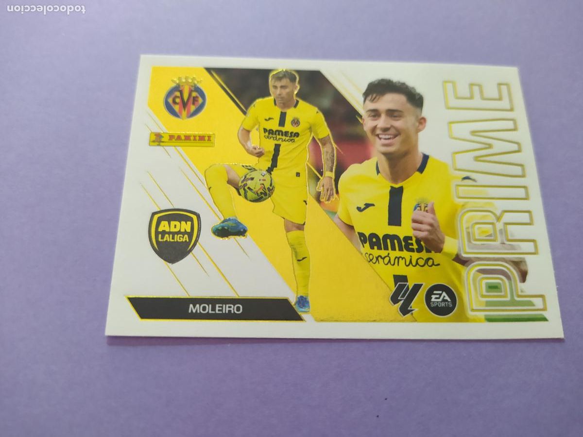 Fu&szlig;ball-Sticker: LIGA ESTE 2026 2027 26 27 NUEVO - PRIME N&ordm; 9 MOLEIRO VILLARREAL