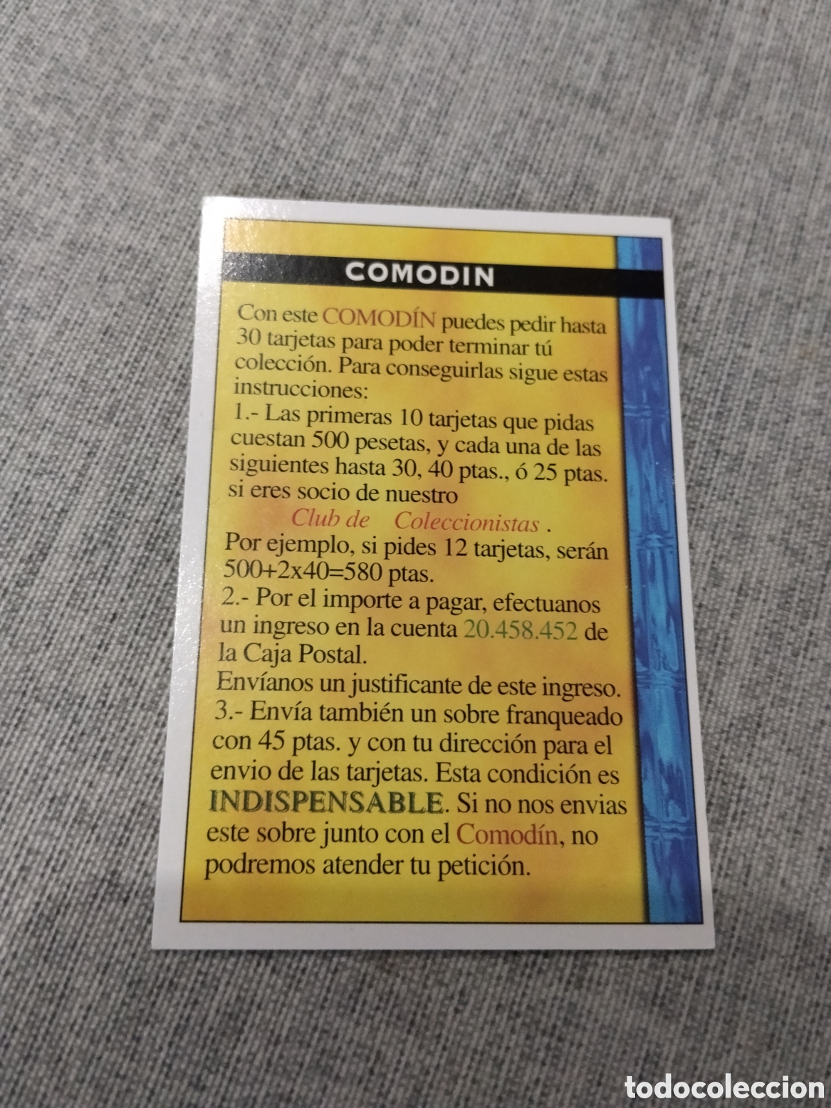 Cromos de f&uacute;tbol: MUNDICROMO FICHAS DE LA LIGA 98 99 ( COMOD&Iacute;N )