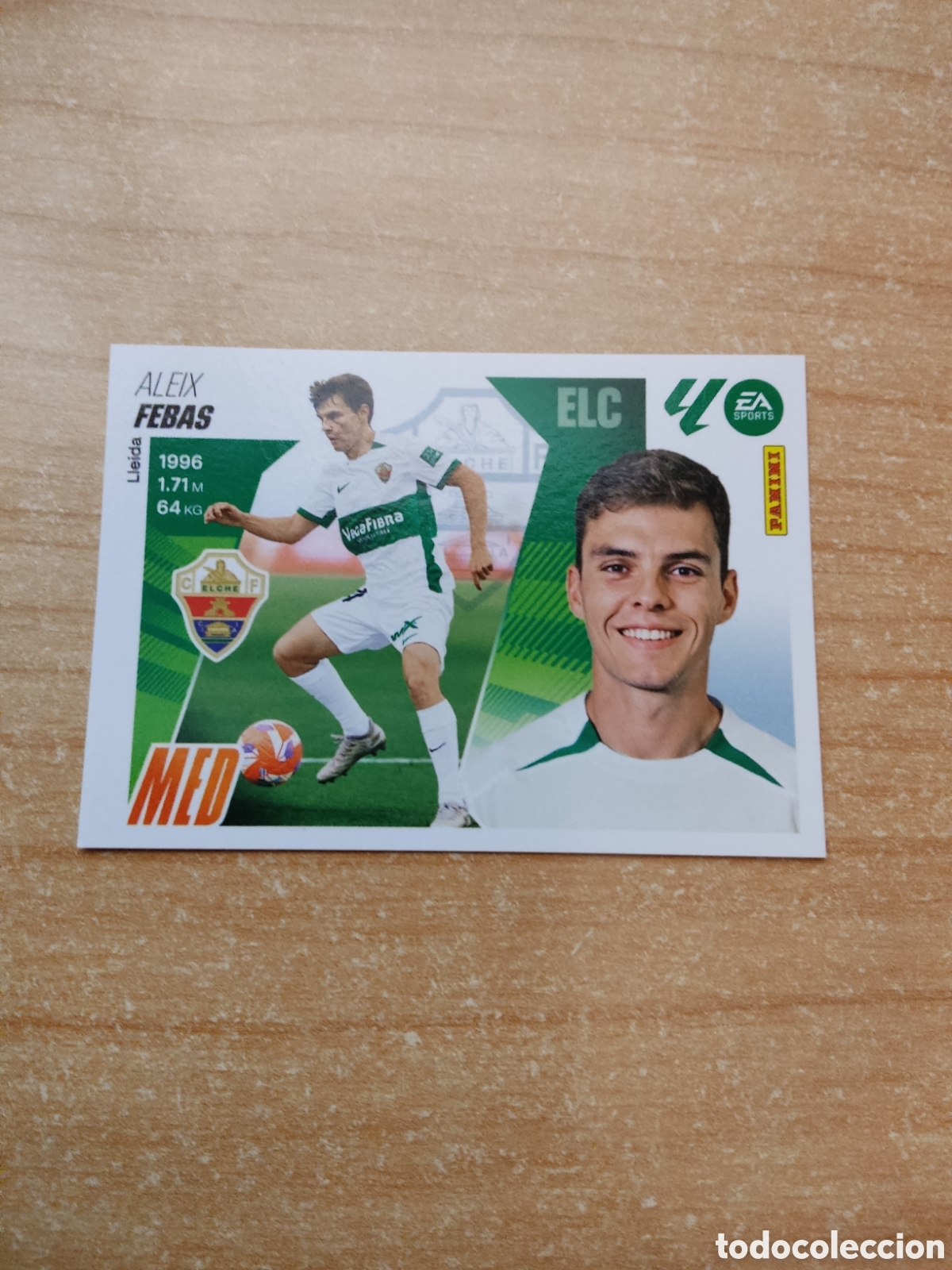 Cromos de f&uacute;tbol: 11 FEBAS ELCHE LIGA ESTE 2025 2026