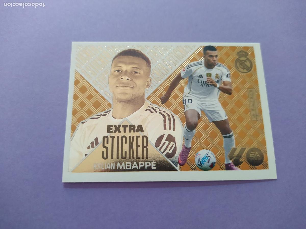 Cromos de f&uacute;tbol: LIGA ESTE 2026 2027 26 27 NUEVO - EXTRA STICKER BRONCE MBAPPE REAL MADRID