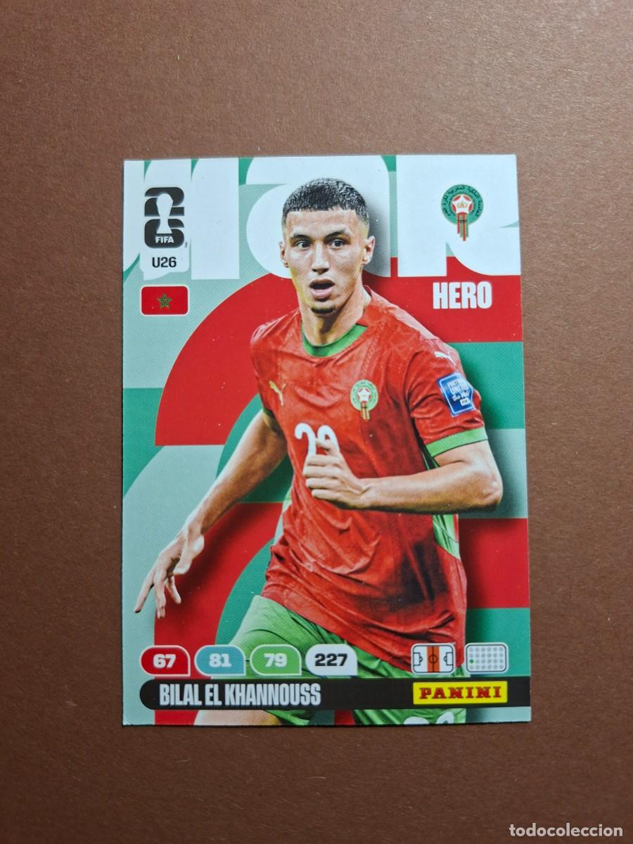 Cromos de f&uacute;tbol: U26 BILAL EL KHANNOUSS MARRUECOS MUNDIAL 2026 UPGRADE UPDATE PANINI ADRENALYN FIFA WORLD CUPA 26