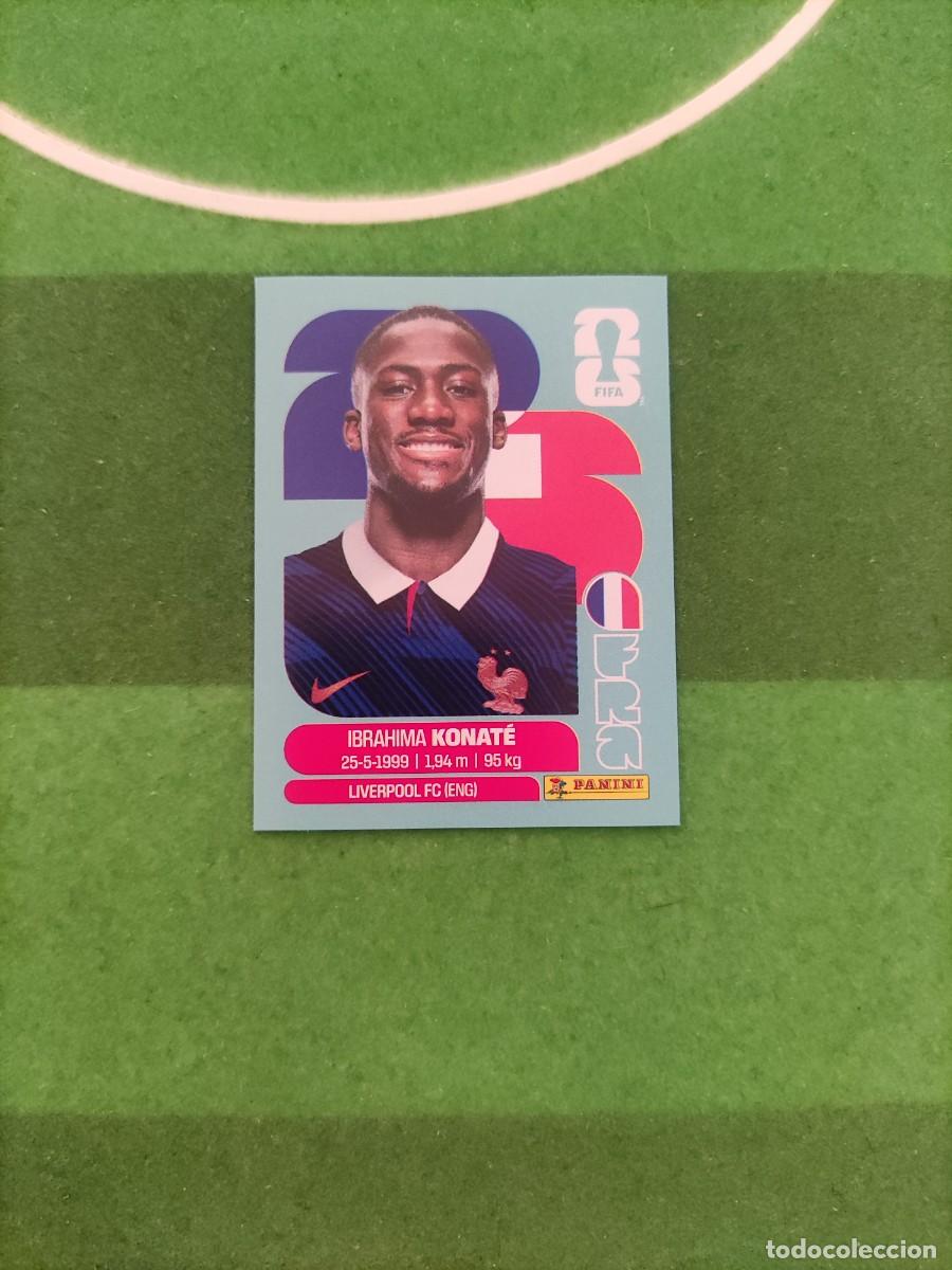 Cromos de f&uacute;tbol: Konate Francia FRA 6 Sticker Mundial 2026 FIFA World Cup / Sin pegar