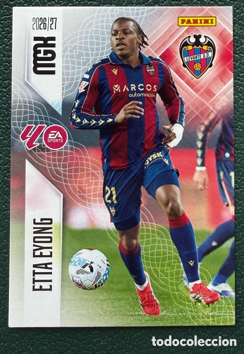 Cromos de Futebol: 216 ETTA EYONG LEVANTE UD FICHAS ALBUM MEGACRACKS 2026 2027 MGK 26 27