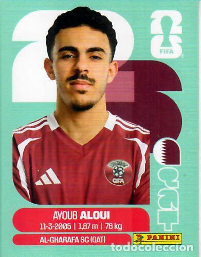 Cromos de f&uacute;tbol: CROMO PANINI MUNDIAL WORLD CUP 2026 - UPDATE SET ACTUALIZACI&Oacute;N - ALOUI - QATAR