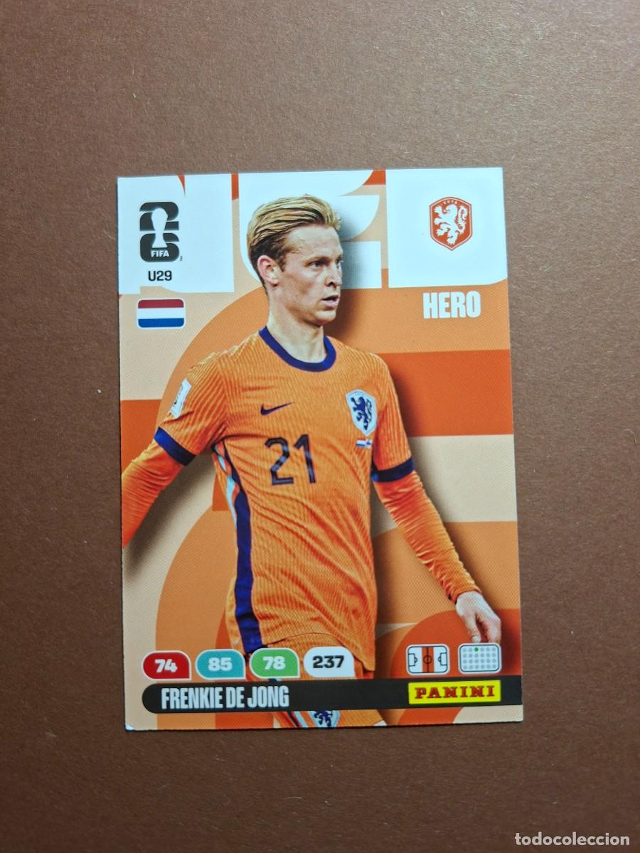 Cromos de f&uacute;tbol: U29 FRENKIE DE JONG PAISES BAJOS MUNDIAL 2026 UPGRADE UPDATE PANINI ADRENALYN FIFA WORLD CUPA 26