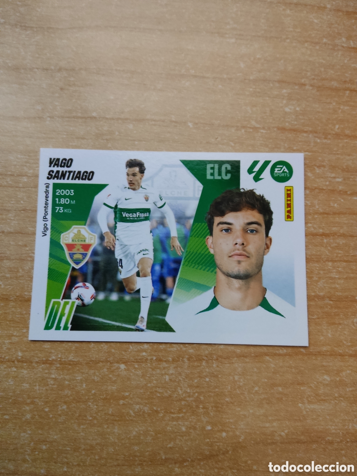 Cromos de Futebol: 16 YAGO SANTIAGO ELCHE LIGA ESTE 2025 2026