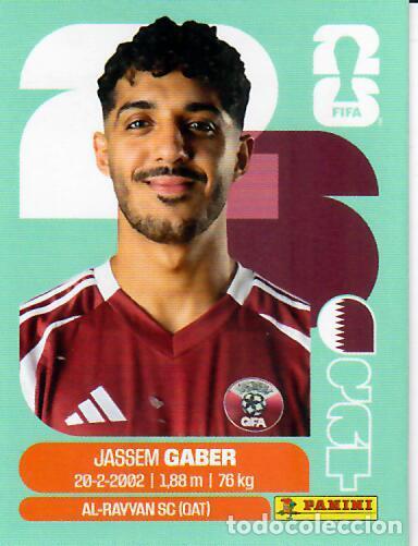 Cromos de Futebol: CROMO PANINI MUNDIAL WORLD CUP 2026 - UPDATE SET ACTUALIZACI&Oacute;N - GABER - QATAR