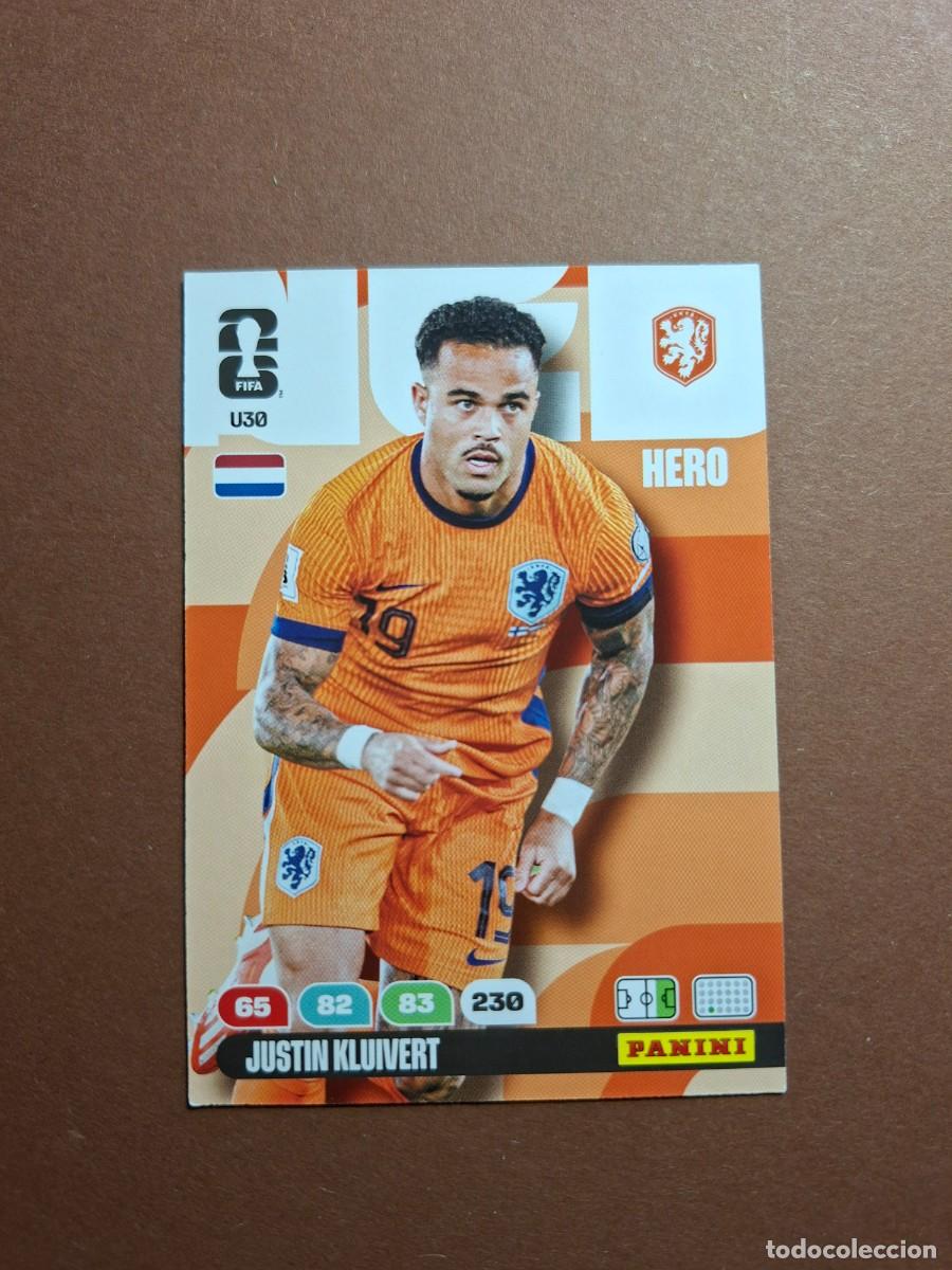 Cromos de Futebol: U30 JUSTIN KLUIVERT PAISES BAJOS MUNDIAL 2026 UPGRADE UPDATE PANINI ADRENALYN FIFA WORLD CUPA 26