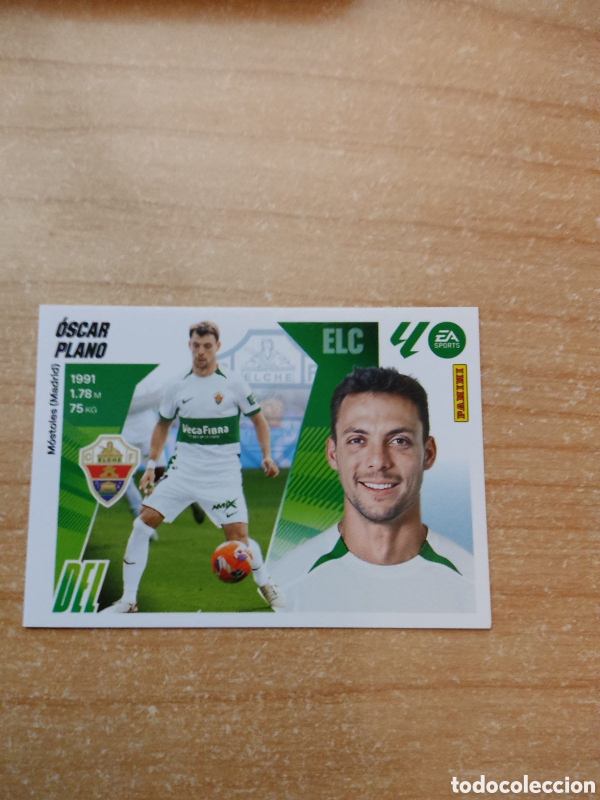 Cromos de f&uacute;tbol: 19 OSCAR PLANO ELCHE LIGA ESTE 2025 2026