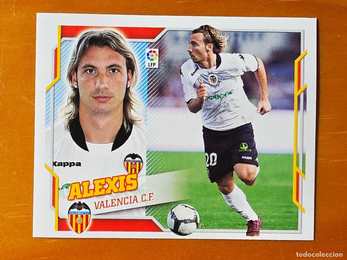Cromos de f&uacute;tbol: 4 Alexis Ruano, Baja, Valencia CF, Panini Ediciones Liga Este 2010 2011 10 11 sin pegar