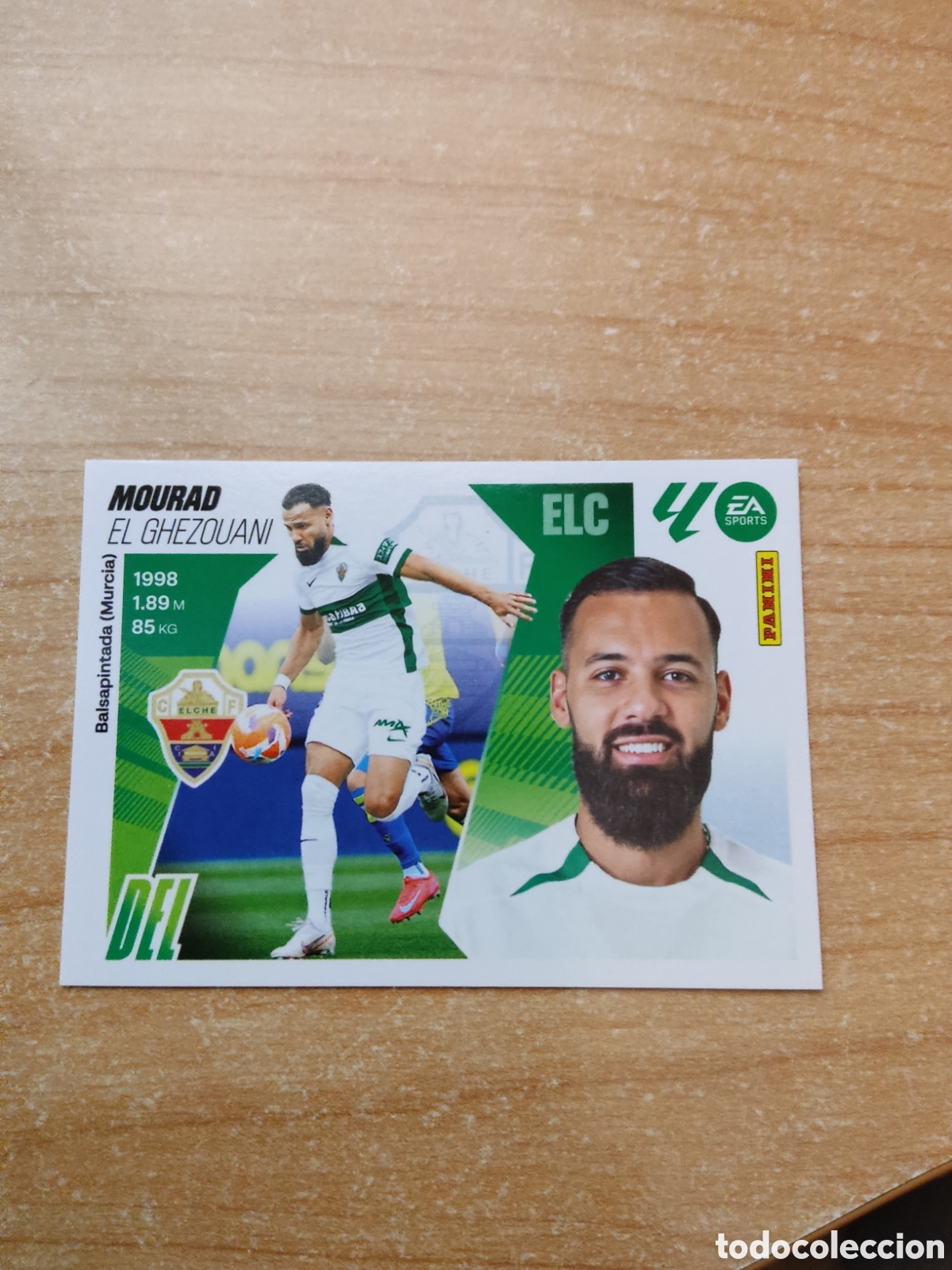Cromos de f&uacute;tbol: 20 MOURAD ELCHE LIGA ESTE 2025 2026