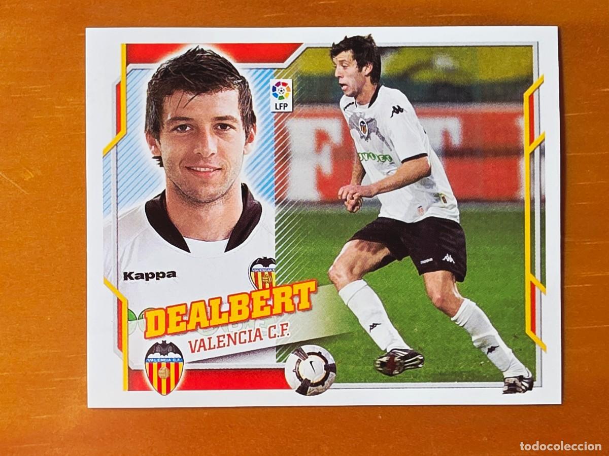 Cromos de f&uacute;tbol: 5 Dealbert, Valencia CF, Panini Ediciones Liga Este 2010 2011 10 11 sin pegar