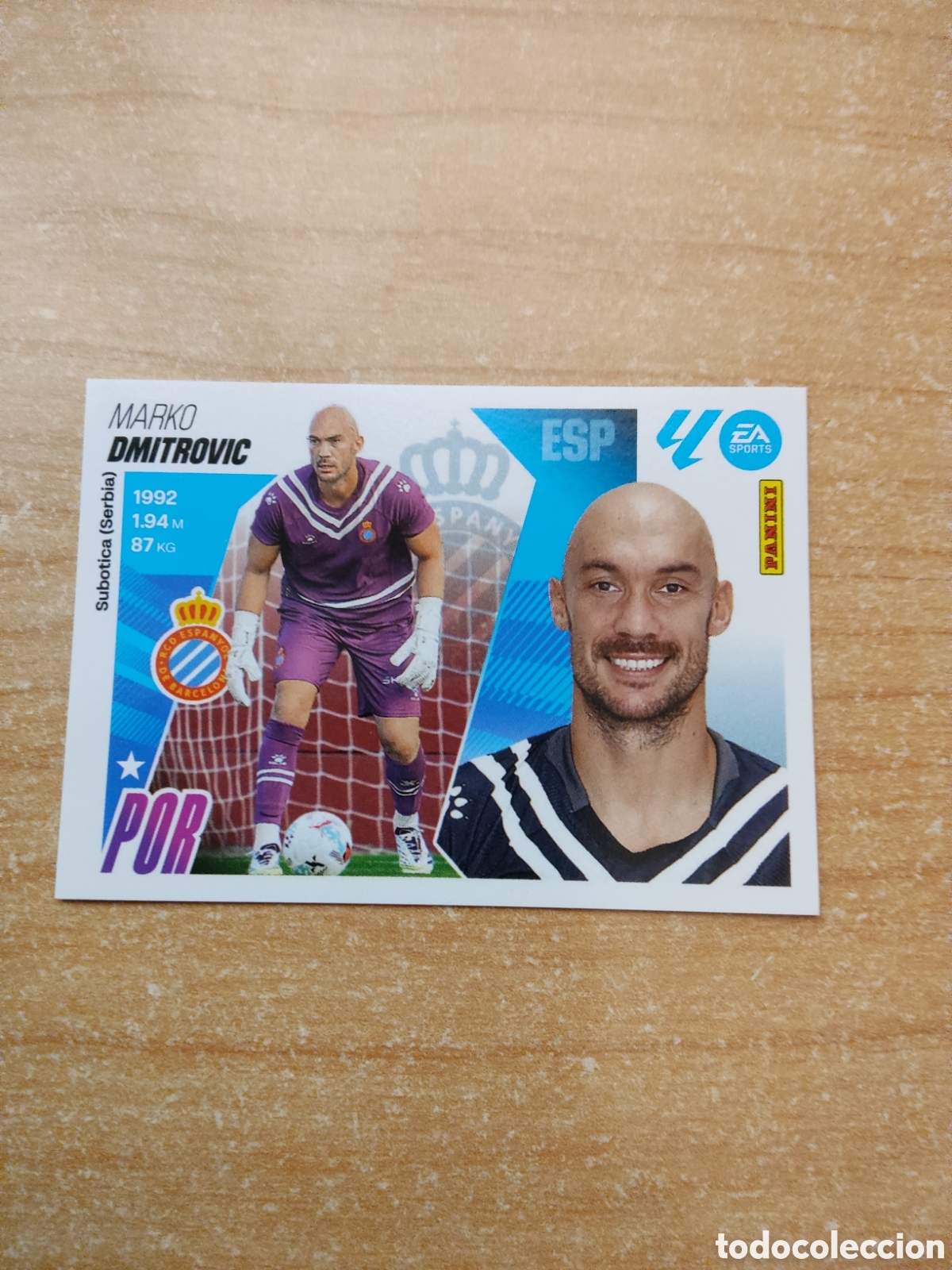 Cromos de f&uacute;tbol: 3 DMITROVIC ESPANYOL LIGA ESTE 2025 2026