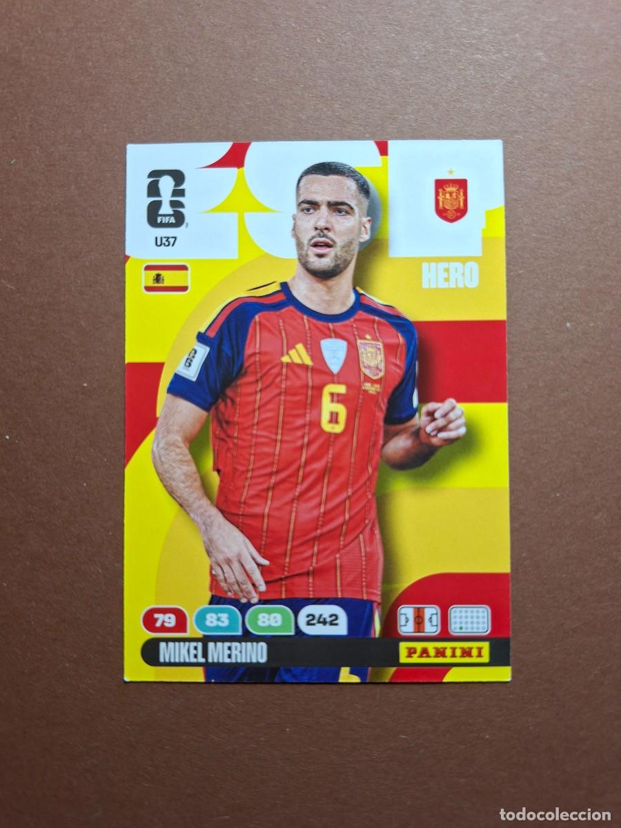 Cromos de f&uacute;tbol: U37 MIKEL MERINO ESPA&Ntilde;A SPAIN MUNDIAL 2026 UPGRADE UPDATE PANINI ADRENALYN FIFA WORLD CUPA 26