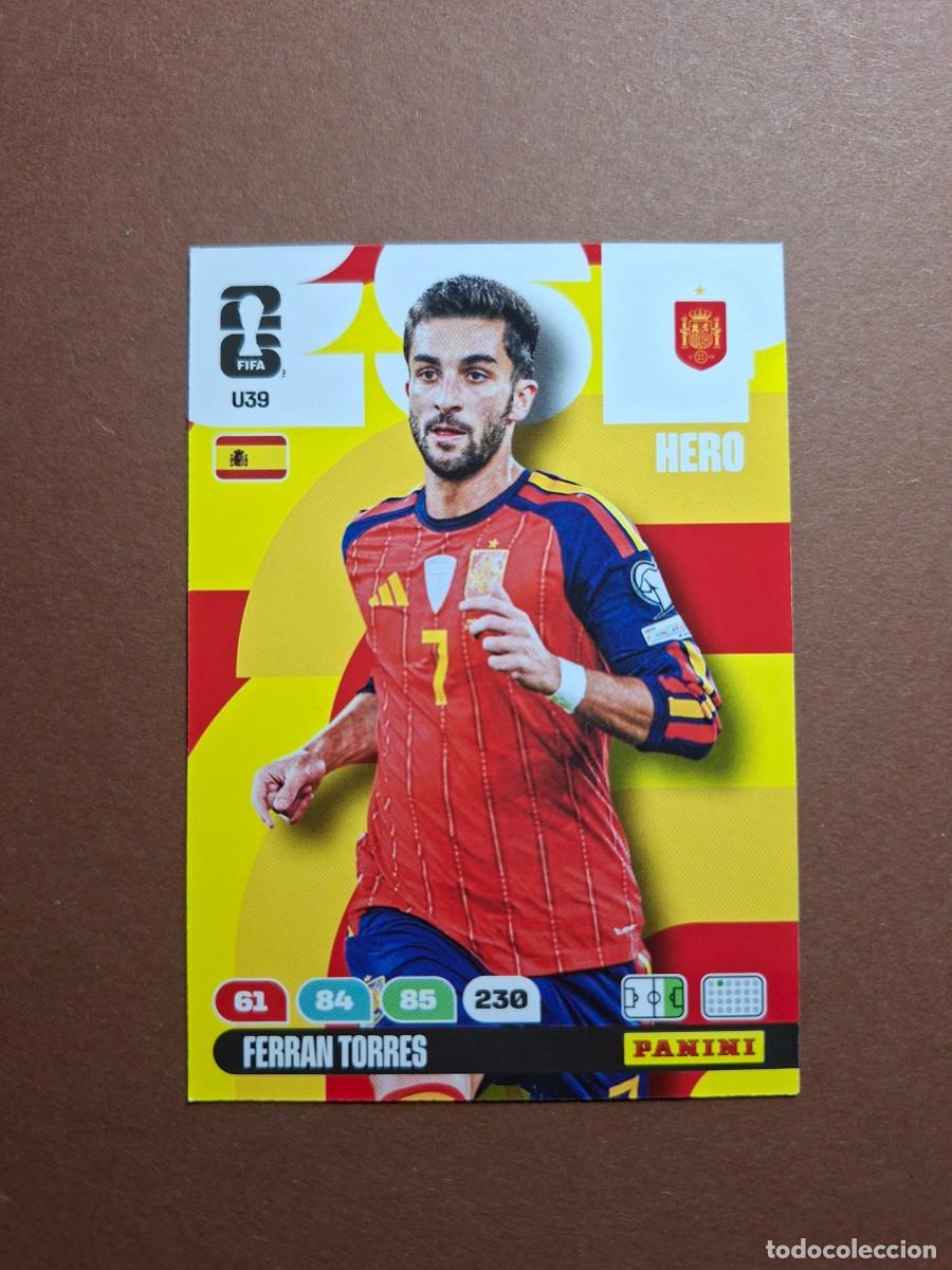 Cromos de f&uacute;tbol: U39 FERRAN TORRES ESPA&Ntilde;A SPAIN MUNDIAL 2026 UPGRADE UPDATE PANINI ADRENALYN FIFA WORLD CUPA 26