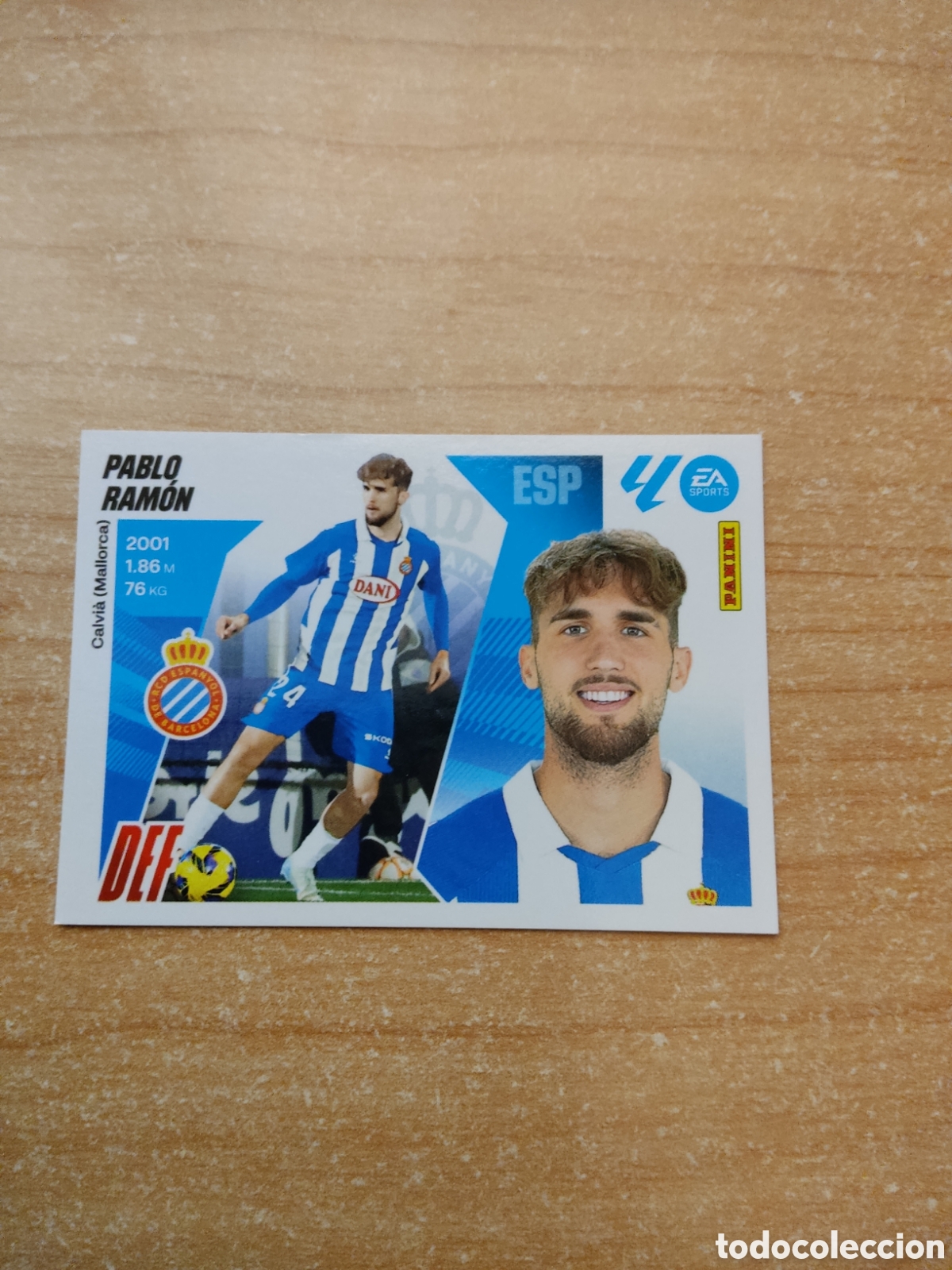 Cromos de f&uacute;tbol: 8 PABLO RAMON ESPANYOL LIGA ESTE 2025 2026
