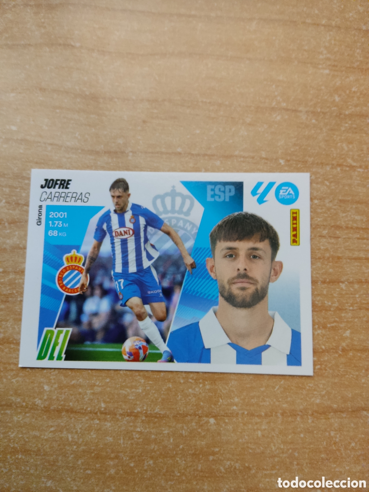 Cromos de f&uacute;tbol: 17 JOFRE CARRERAS ESPANYOL LIGA ESTE 2025 2026