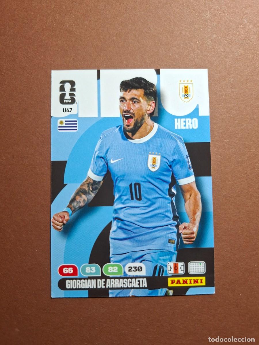 Cromos de f&uacute;tbol: U47 GIORGIAN DE ARRASCAETA MUNDIAL 2026 URUGUAY UPDATE PANINI ADRENALYN FIFA WORLD CUPA 26
