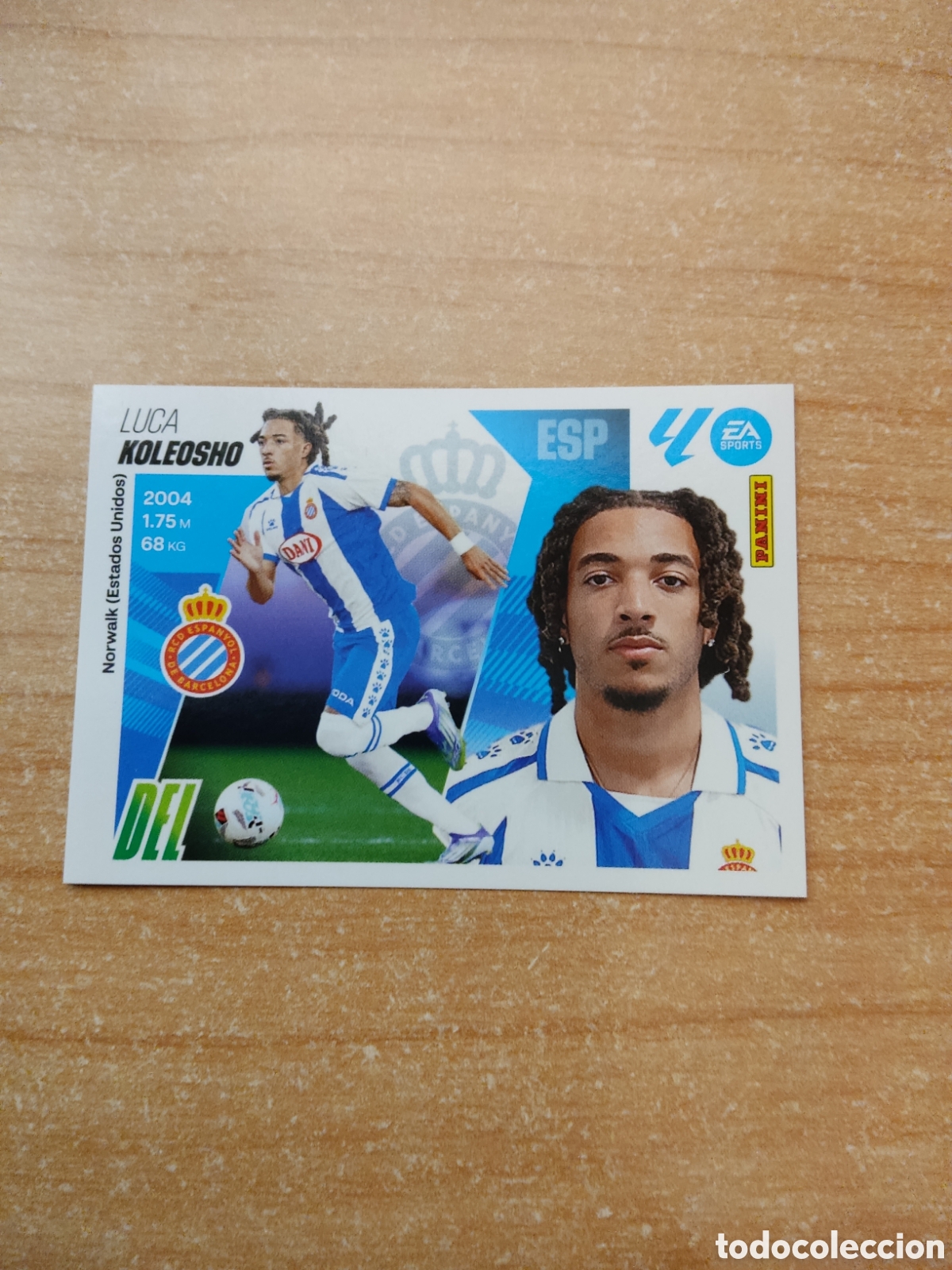 Cromos de f&uacute;tbol: 17 BIS KOLEOSHO ESPANYOL LIGA ESTE 2025 2026