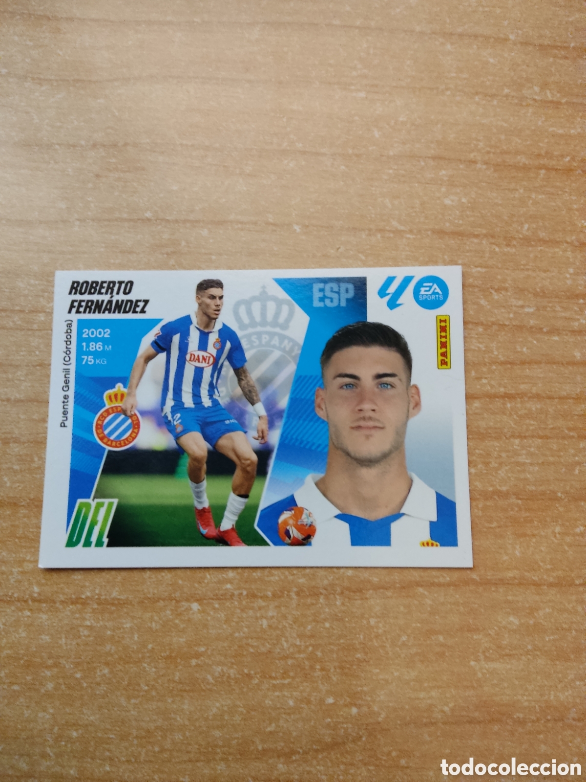 Cromos de f&uacute;tbol: 18 ROBERTO FERNANDEZ ESPANYOL LIGA ESTE 2025 2026