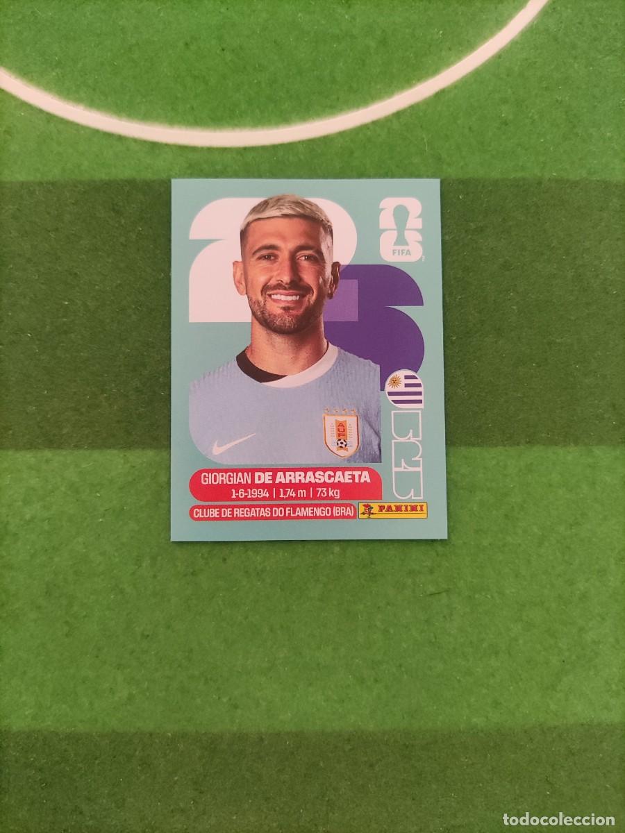 Cromos de f&uacute;tbol: De Arrascaeta Uruguay URU 11 Sticker Mundial 2026 FIFA World Cup / Sin pegar