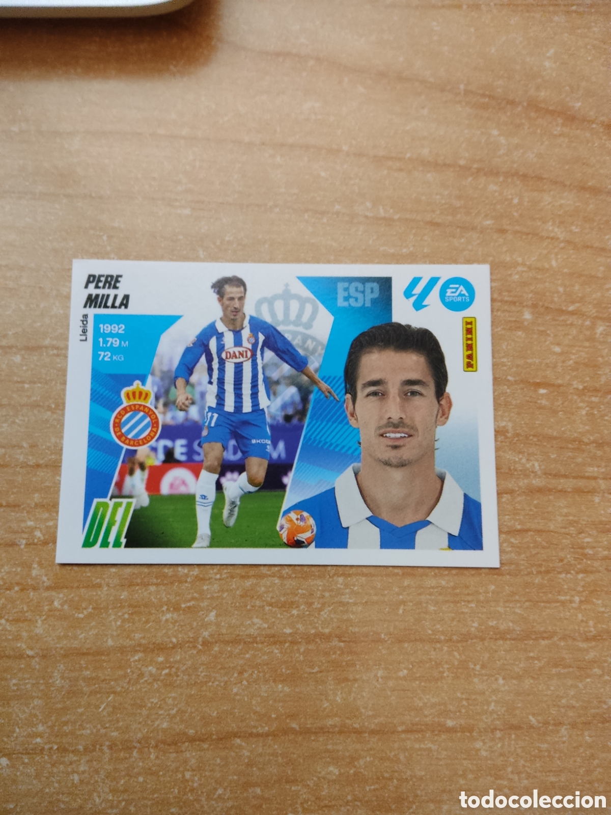 Cromos de f&uacute;tbol: 20 PERE MILLA ESPANYOL LIGA ESTE 2025 2026