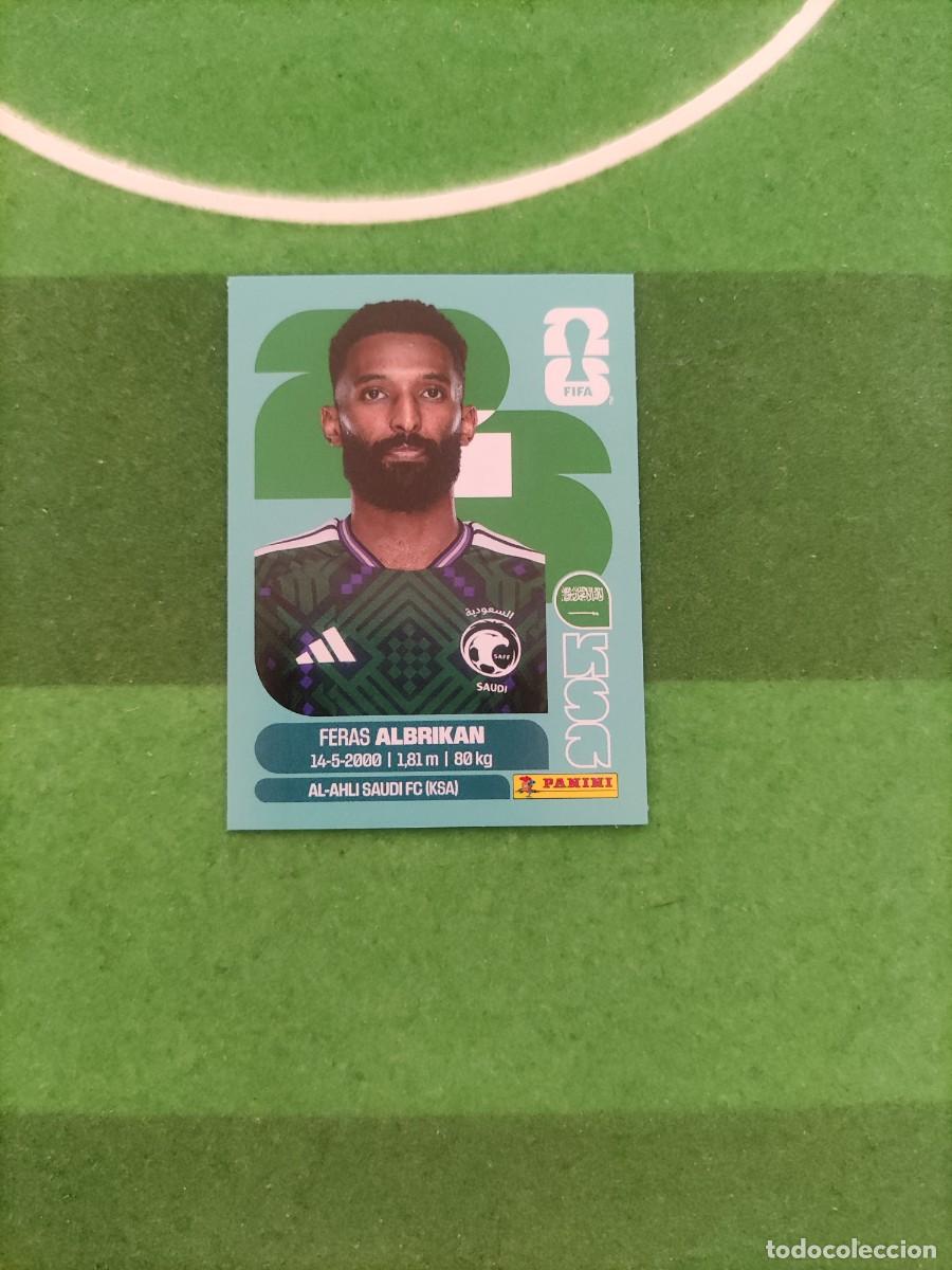 Cromos de f&uacute;tbol: Albrikan Arabia Saud&iacute; KSA 18 Sticker Mundial 2026 FIFA World Cup / Sin pegar