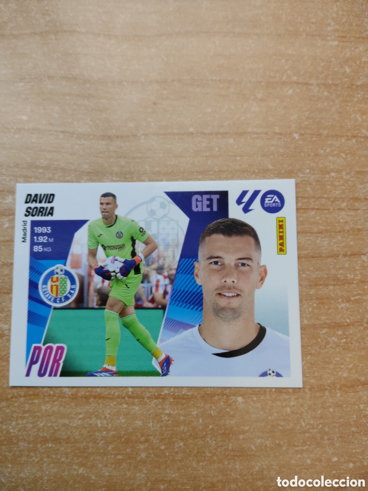 Cromos de f&uacute;tbol: 3 DAVID SORIA GETAFE LIGA ESTE 2025 2026