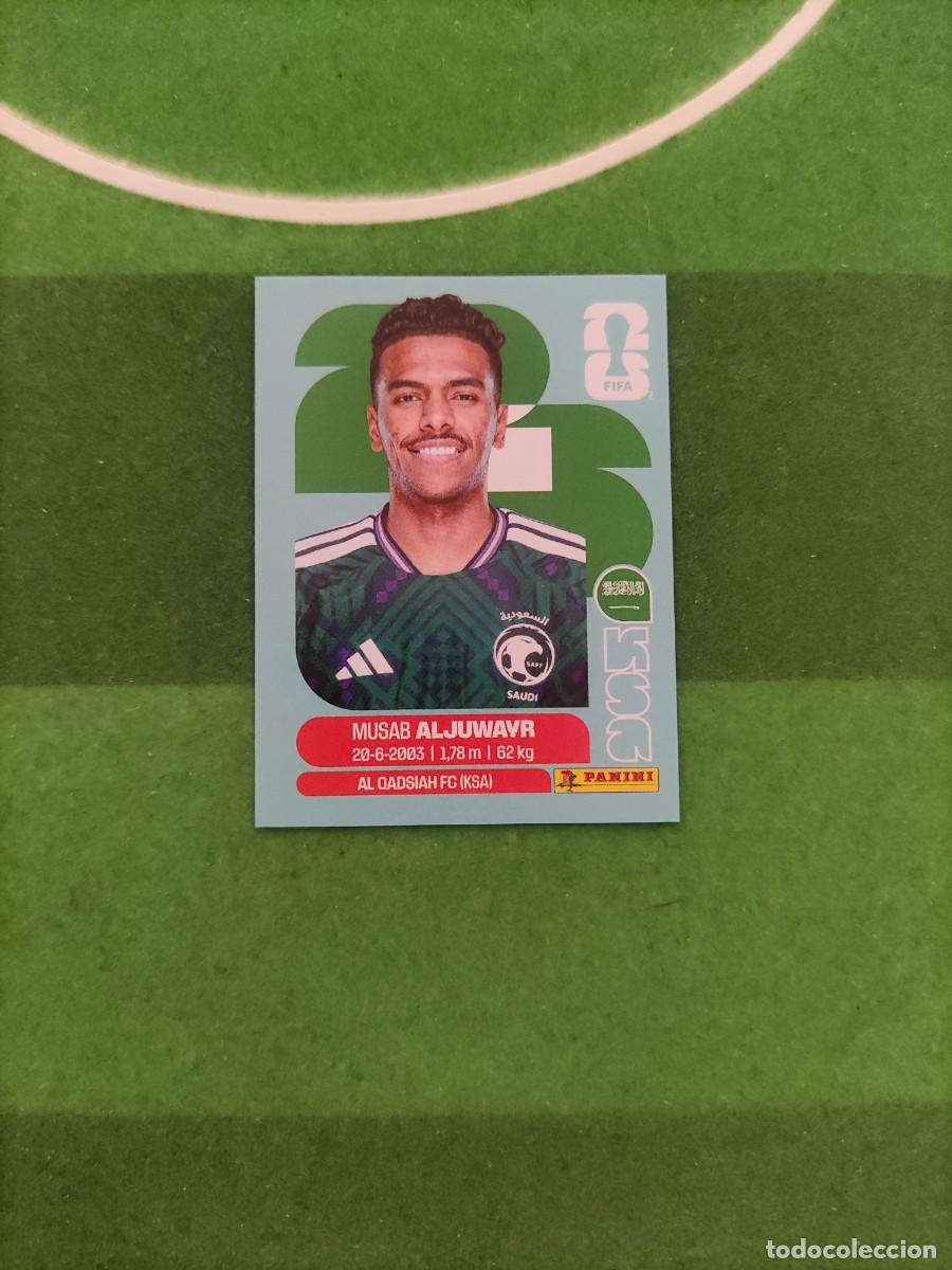 Cromos de f&uacute;tbol: Aljuwayr Arabia Saud&iacute; KSA 9 Sticker Mundial 2026 FIFA World Cup / Sin pegar