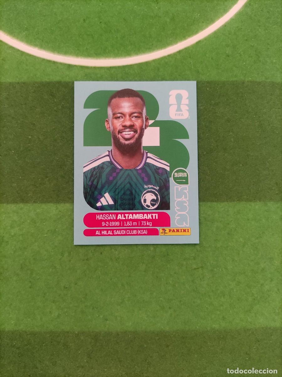 Cromos de f&uacute;tbol: Altambakti Arabia Saud&iacute; KSA 8 Sticker Mundial 2026 FIFA World Cup / Sin pegar