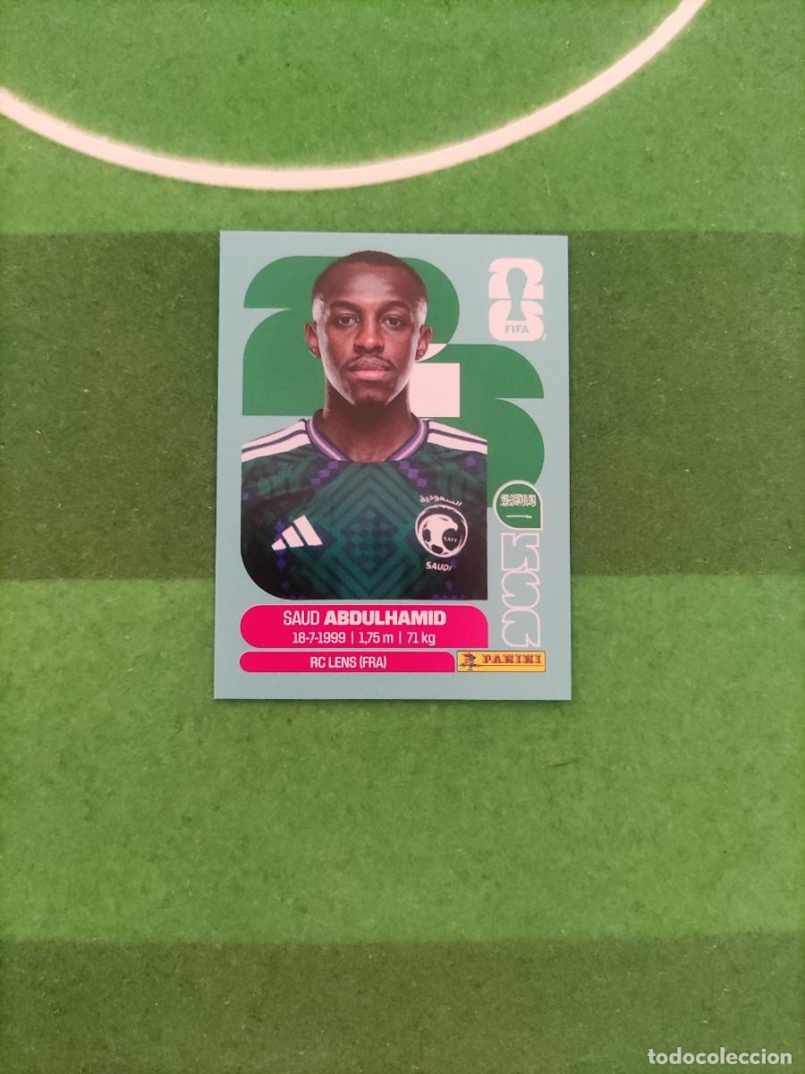 Cromos de f&uacute;tbol: Abdulhamid Arabia Saud&iacute; KSA 4 Sticker Mundial 2026 FIFA World Cup / Sin pegar