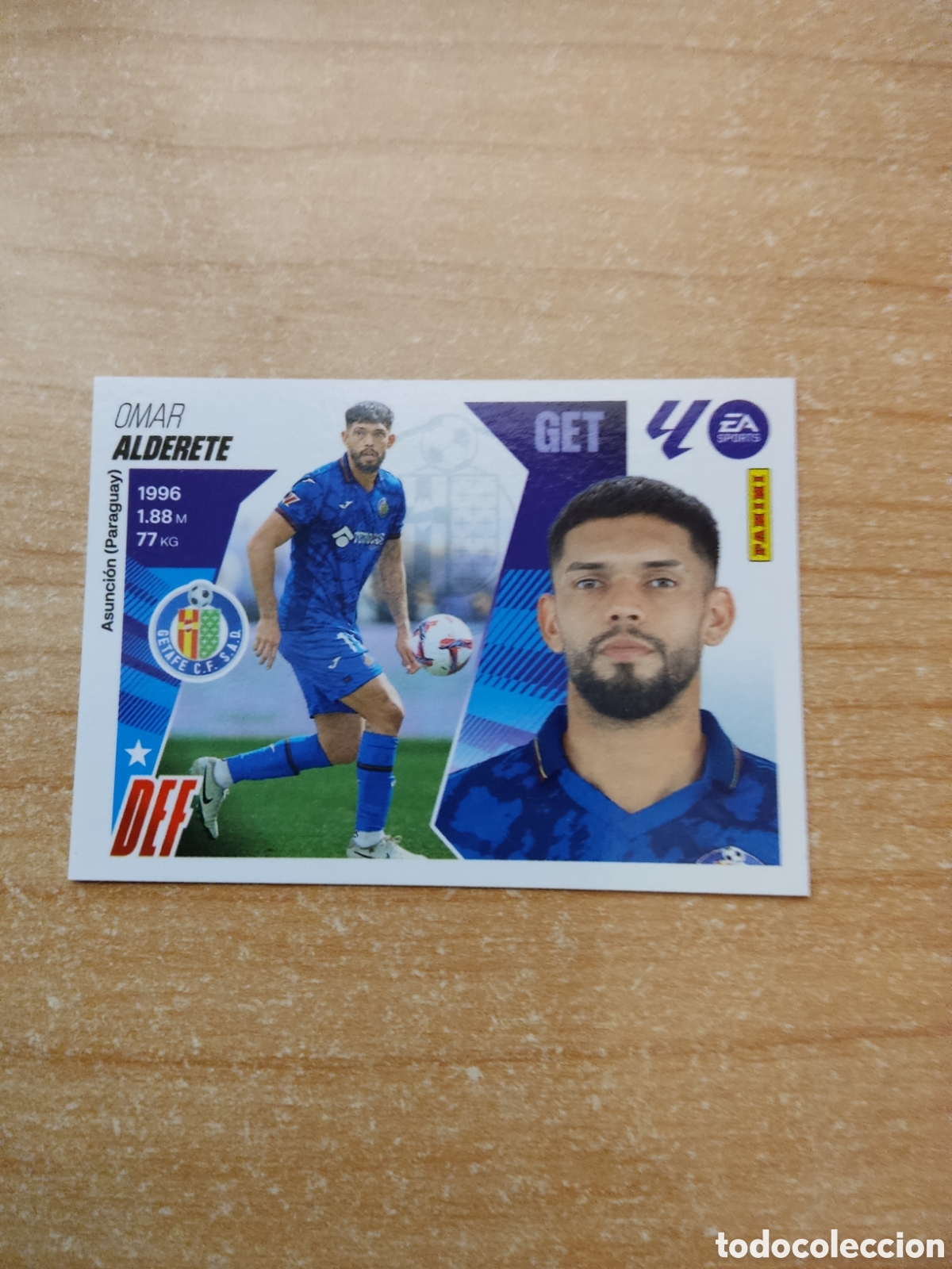 Cromos de f&uacute;tbol: 7 ALDERETE GETAFE LIGA ESTE 2025 2026