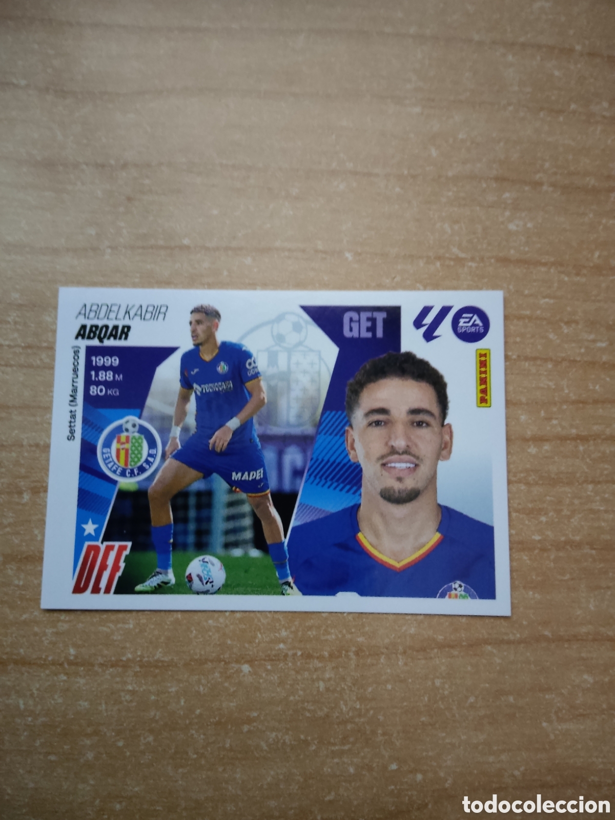 Cromos de f&uacute;tbol: 7 BIS ABQAR GETAFE LIGA ESTE 2025 2026