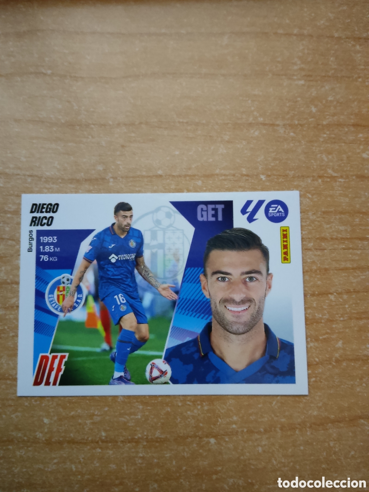 Cromos de f&uacute;tbol: 10 DIEGO RICO GETAFE LIGA ESTE 2025 2026