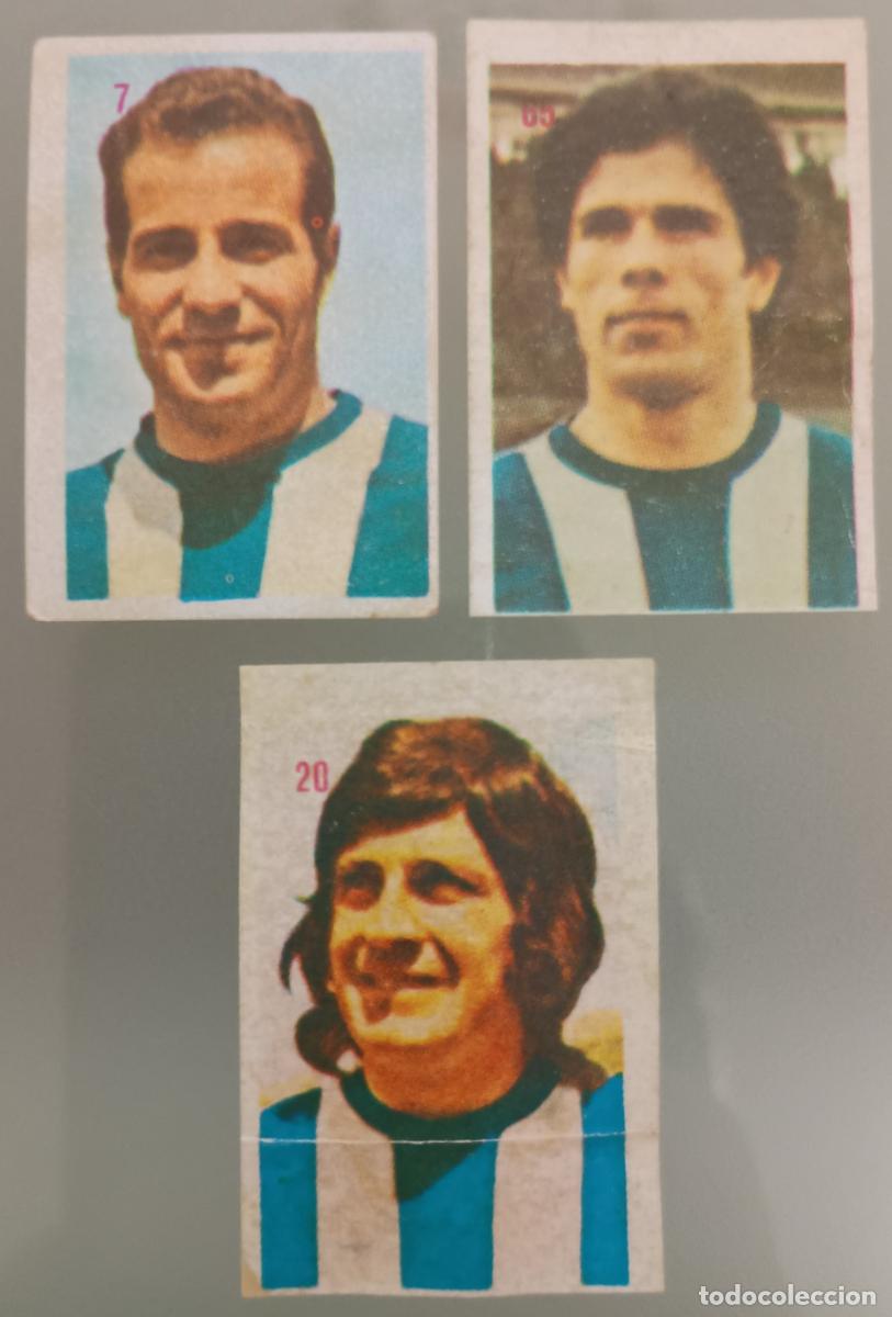 Cromos de f&uacute;tbol: Lote tres cromos R. Sociedad. F&uacute;tbol Liga Espa&ntilde;ola 1975-76 (Mateo Mirete)