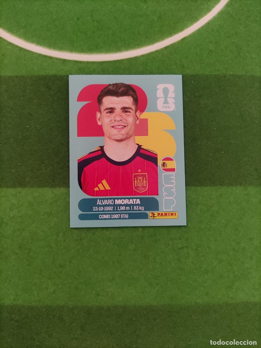 Cromos de f&uacute;tbol: Morata Espa&ntilde;a ESP 19 Sticker Mundial 2026 FIFA World Cup / Sin pegar