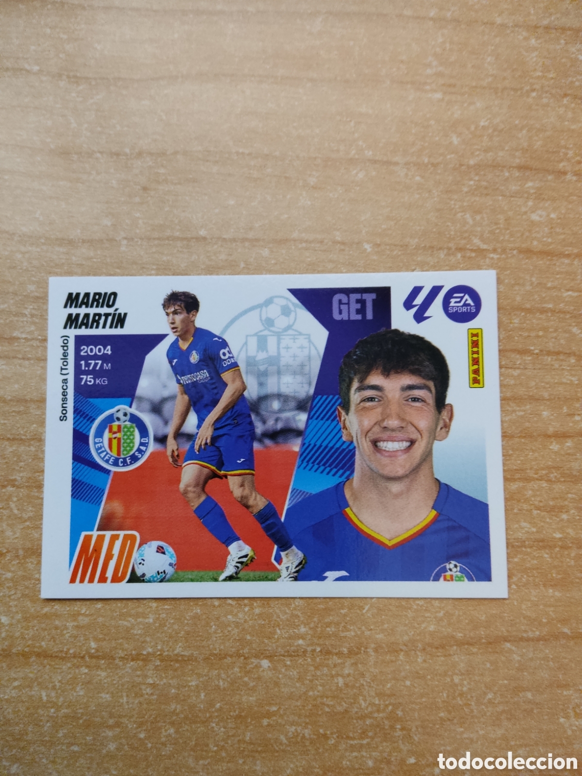 Cromos de f&uacute;tbol: 12 MARIO MARTIN GETAFE LIGA ESTE 2025 2026