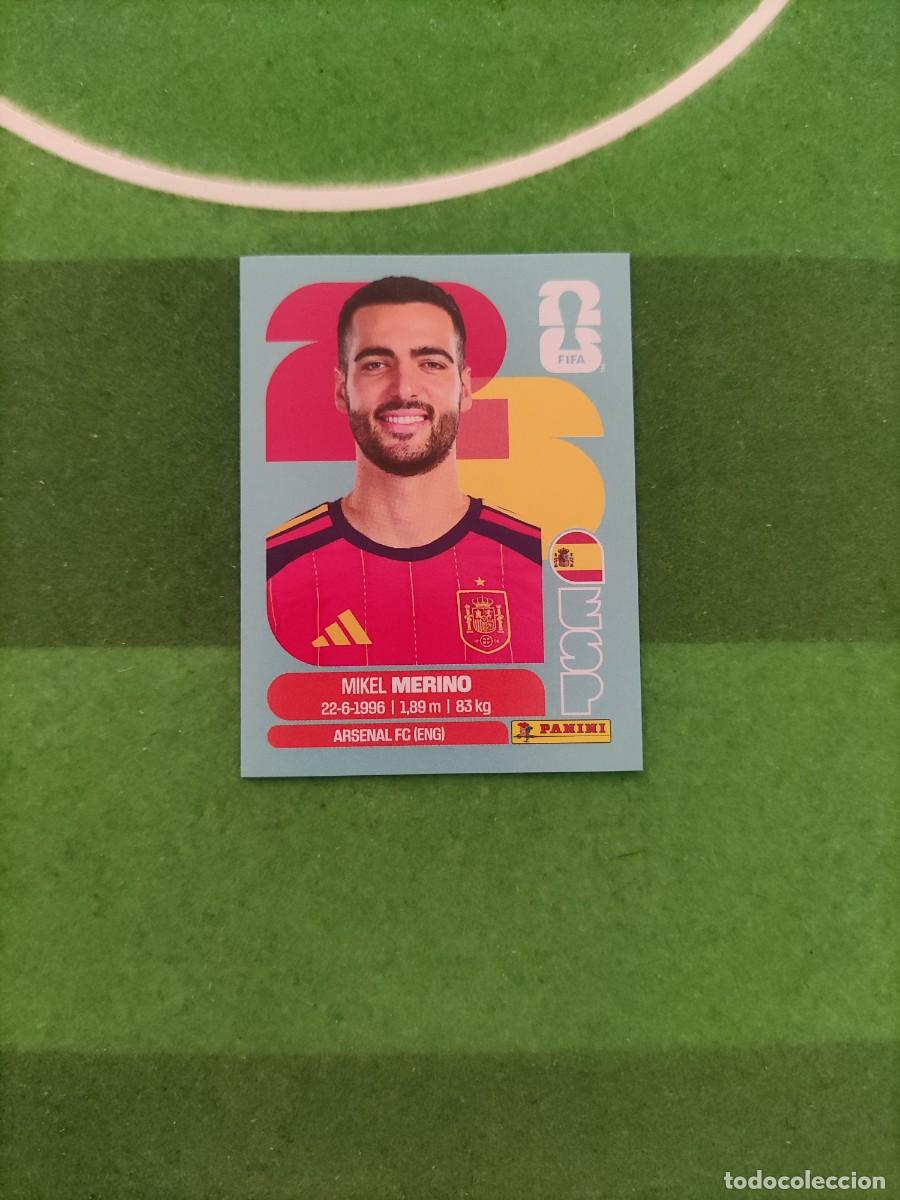 Cromos de f&uacute;tbol: Mikel Merino Espa&ntilde;a ESP 14 Sticker Mundial 2026 FIFA World Cup / Sin pegar