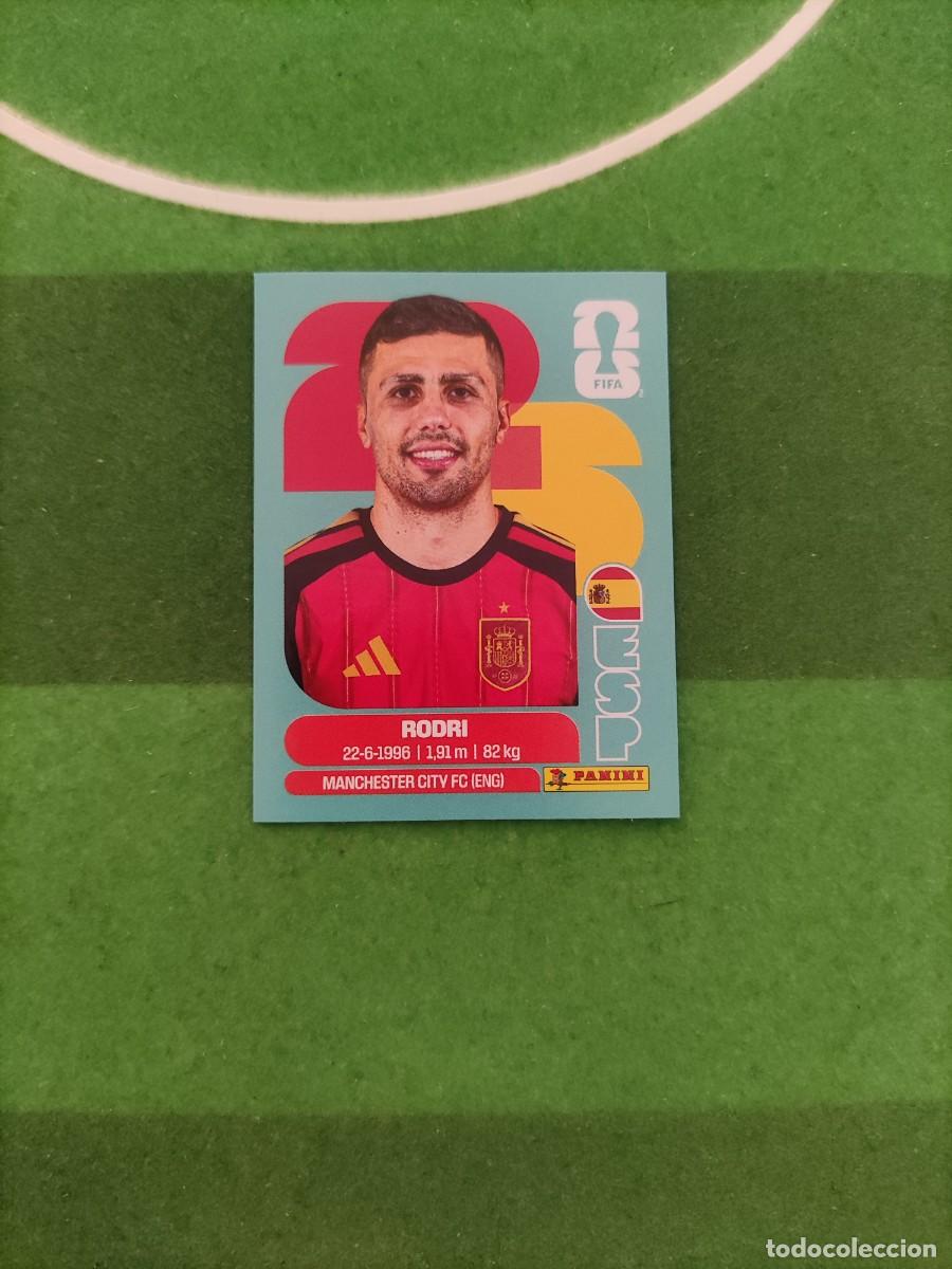 Cromos de f&uacute;tbol: Rodri Espa&ntilde;a ESP 10 Sticker Mundial 2026 FIFA World Cup / Sin pegar