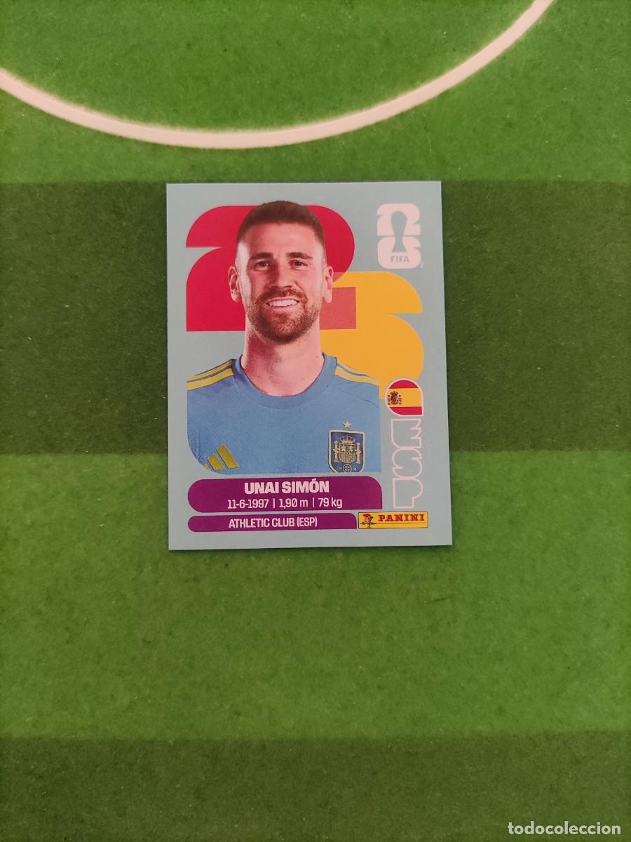 Cromos de f&uacute;tbol: Unai Sim&oacute;n Espa&ntilde;a ESP 2 Sticker Mundial 2026 FIFA World Cup / Sin pegar