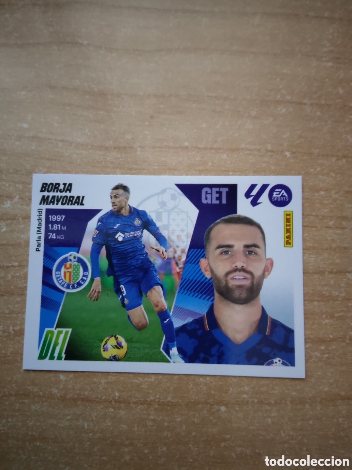 Cromos de f&uacute;tbol: 19 BORJA MAYORAL GETAFE LIGA ESTE 2025 2026