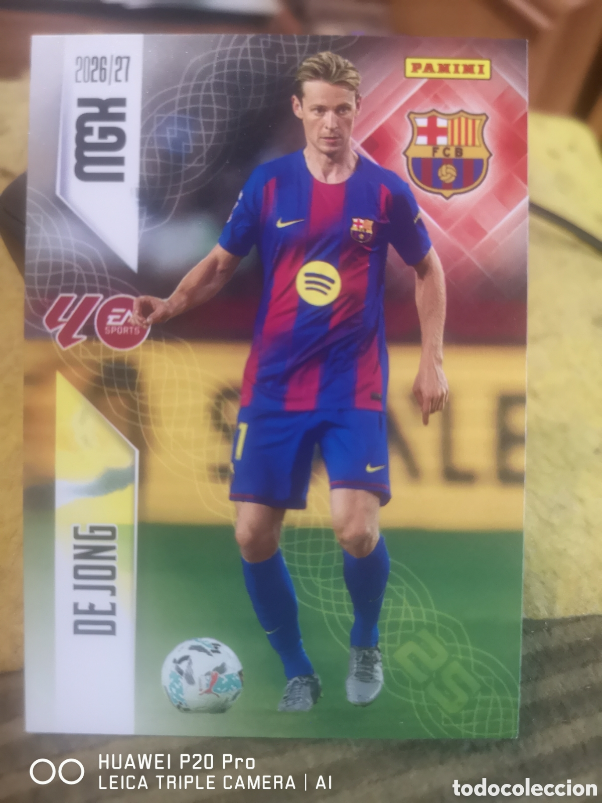 Cromos de f&uacute;tbol: MEGACRACKS 2026 27 DE JONG - BARCELONA 82