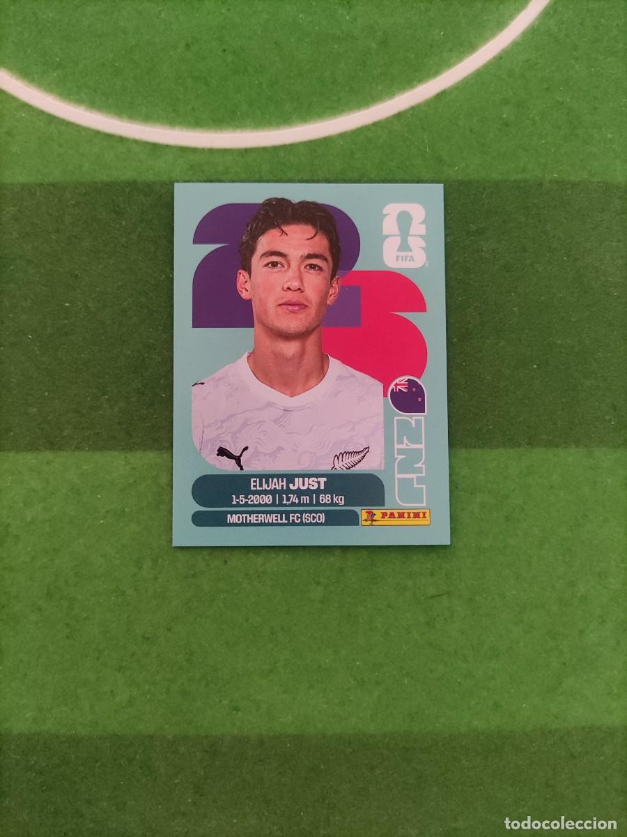 Cromos de f&uacute;tbol: Just Nueva Zelanda NZL 18 Sticker Mundial 2026 FIFA World Cup / Sin pegar