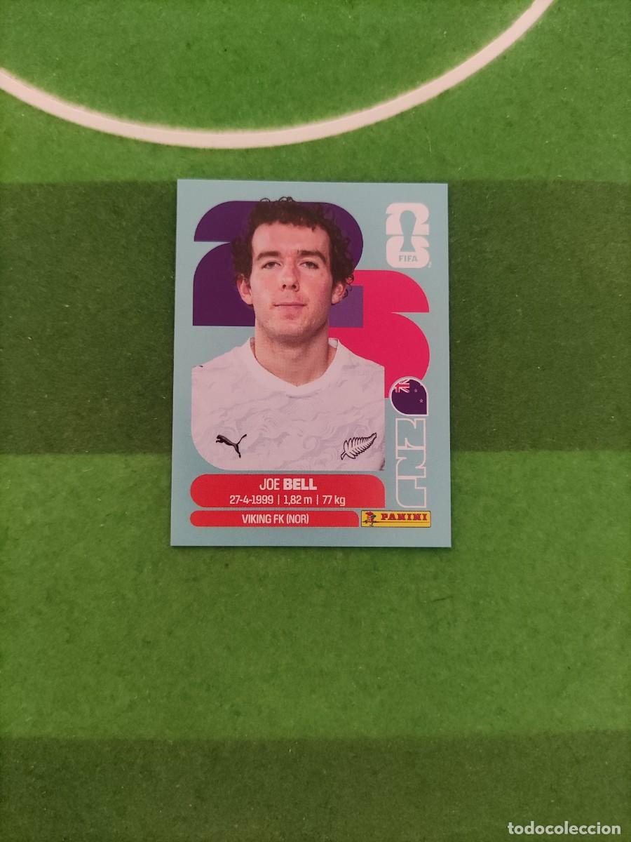 Cromos de f&uacute;tbol: Bell Nueva Zelanda NZL 10 Sticker Mundial 2026 FIFA World Cup / Sin pegar