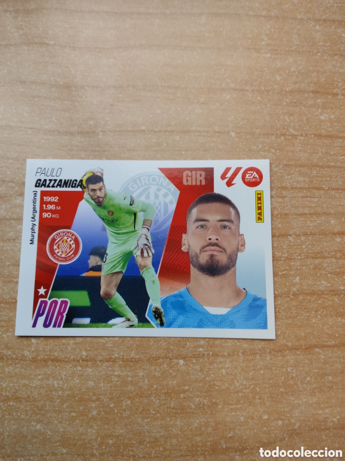 Cromos de f&uacute;tbol: 3 GAZZANIGA GIRONA LIGA ESTE 2025 2026