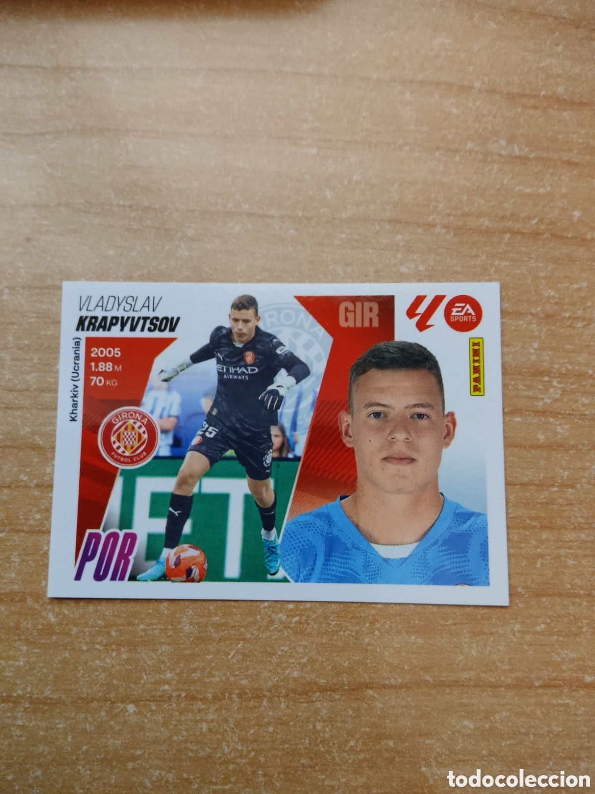 Fu&szlig;ball-Sticker: 4 A KRAPYVTSOV GIRONA LIGA ESTE 2025 2026