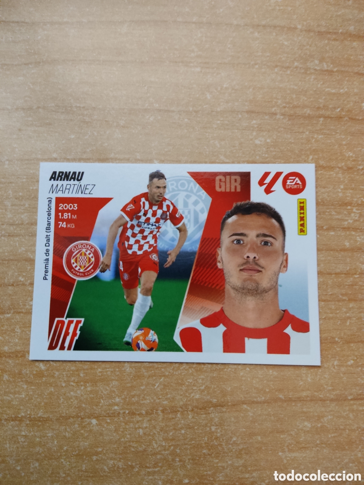 Fu&szlig;ball-Sticker: 5 ARNAU GIRONA LIGA ESTE 2025 2026